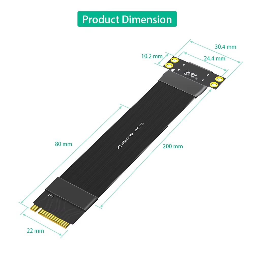 M.2 NVME to Oculink 4i Extensi - Oculink Egpu Mini Pc recension och pris