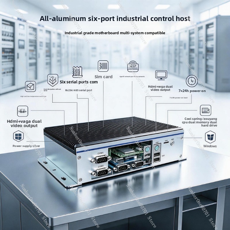 Fanless Embedded Industrial Mi - Fanless Industrial Pc Rs485 Core I7 recension och pris